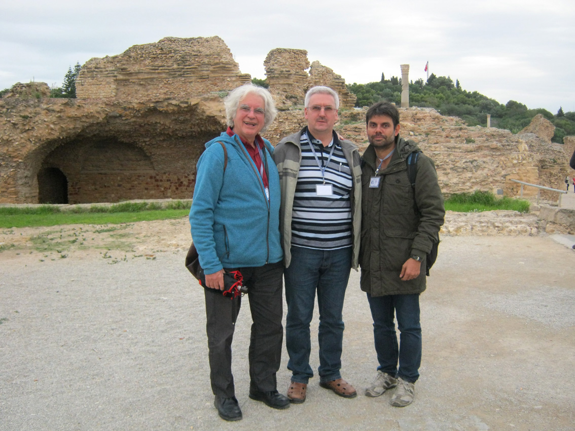 Vizito Tunise metu: iš kairės: dr. Pierre Clement (France), dr. Vincentas Lamanauskas (Lithuania), dr. Agnaldo Arroio (Brazil)