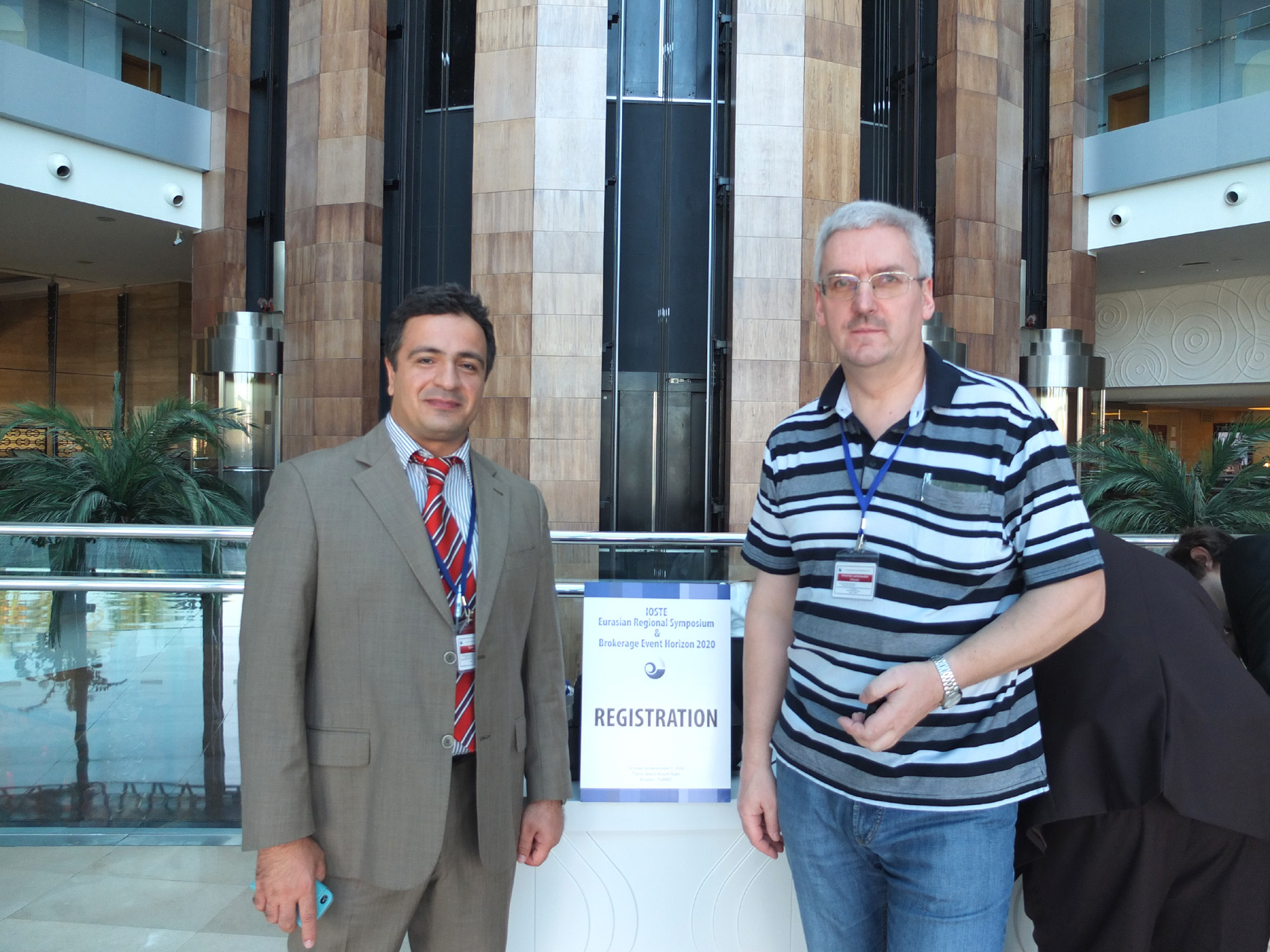 Dr. Bulent Cavas (Turkey) and Dr. Vincentas Lamanauskas (Lithuania)