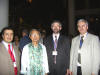 Su kolegomis: iš kairės į dešinę: dr. Bulent Cavas /Turkija/, dr. Suan Young /Malaizija/, dr. Terry Lyons /Australija/. 