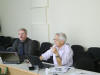 Aštrūs ginčai. Iš kairės: prof.dr. Vincentas Lamanauskas (Lietuva) ir prof.dr. Nicos Valanides (Kipras)